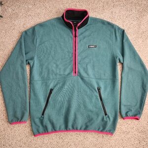 Obey Blue Quarter Zip Sweater